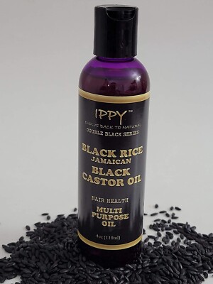 IPPY BLACK RICE JAMAICAN BLACK CASTOR OIL MULTI PURPOSE (1 pc)