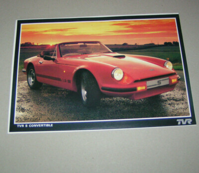 Prospekt / Broschüre - TVR S Convertible / Cabrio - Ausgabe 1981