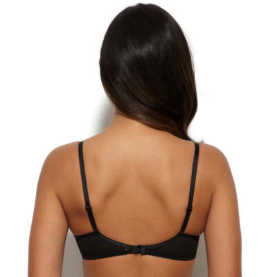 Gossard Superboost Lace Non-Padded Plunge Bra New Sheer Lingere