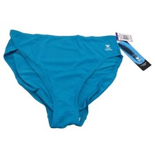 TYR DURAFAST ELITE WOMEN'S Plus Size HIGH-WAIST SWIM BOTTOM , Seafoam Sz. 20