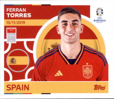 Topps EURO EM 2024 Sticker ESP 21 - Ferran Torres