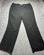 Calvin Klein Women's Black Dress Pant Size 14 Wide Legs