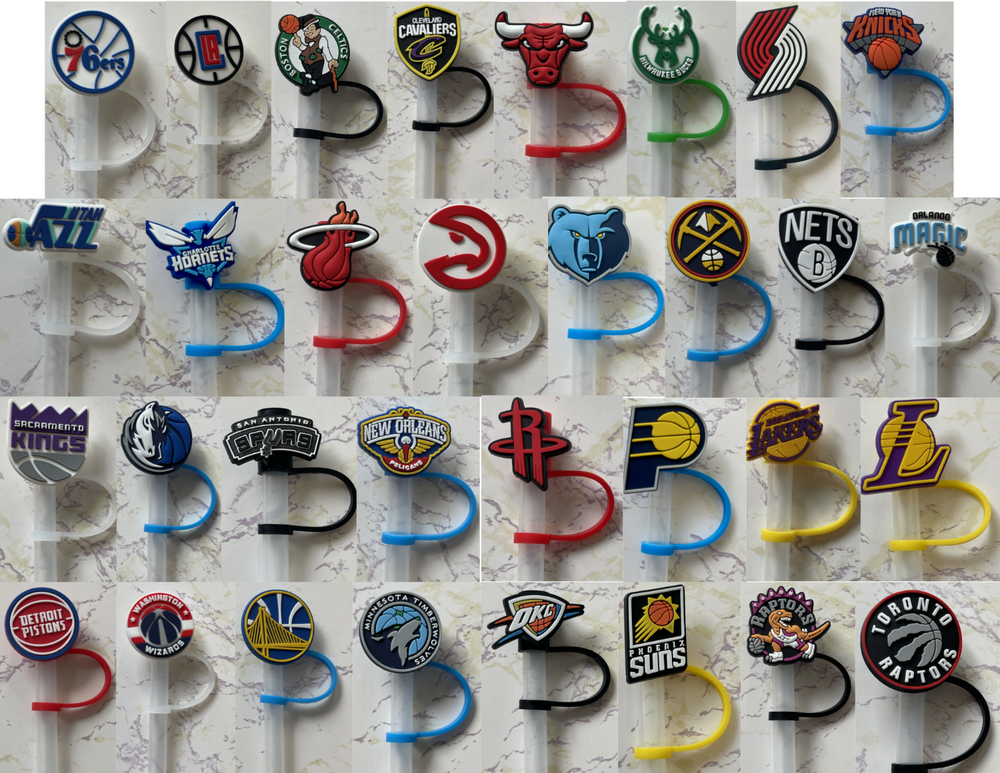 NBA Straw Toppers