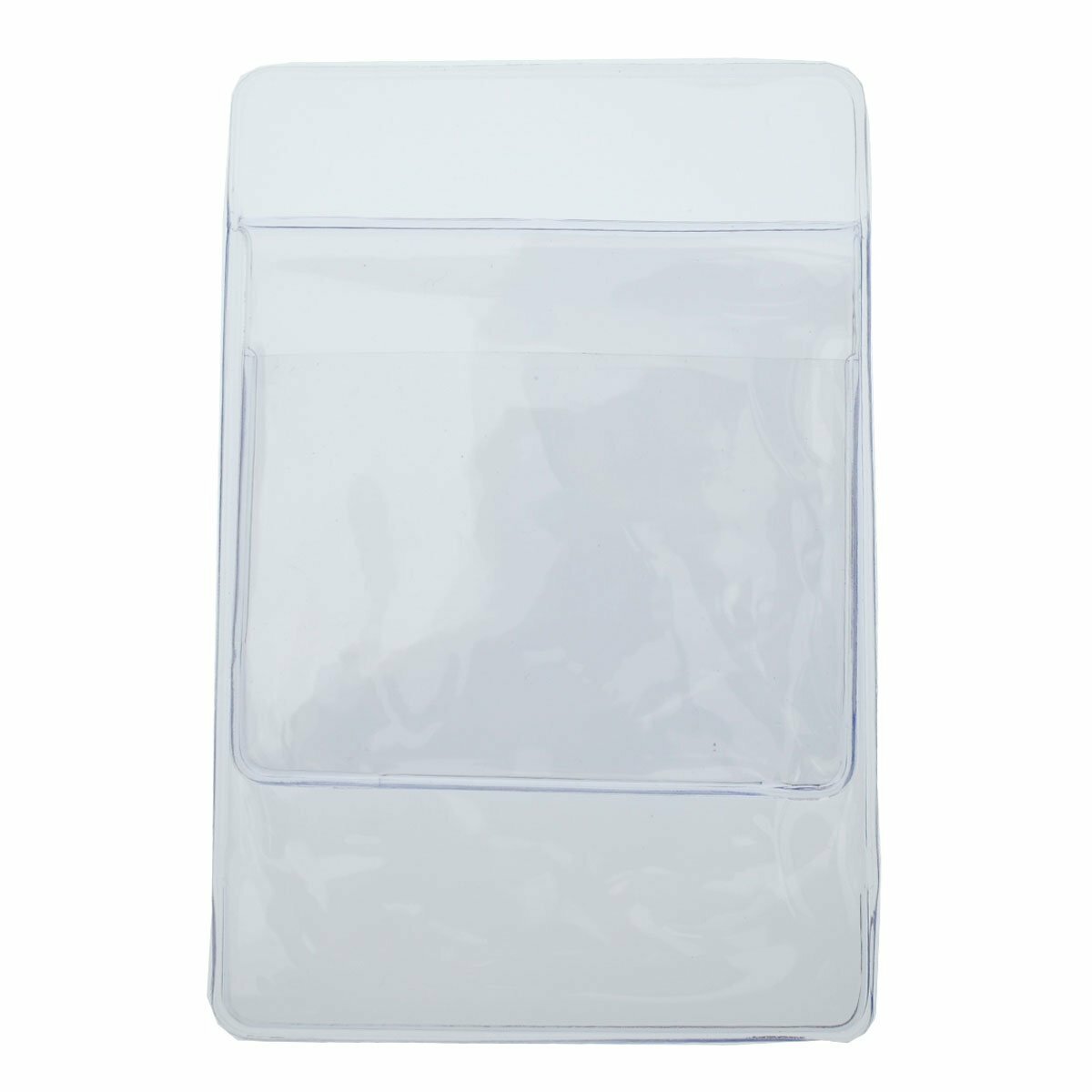 Heavy Duty Shirt Pocket Protector with Horizontal Badge Holder by