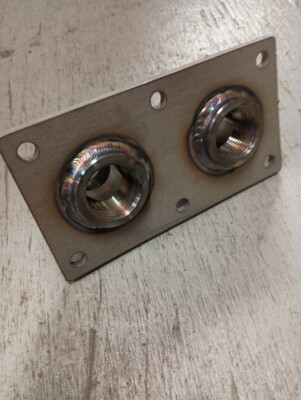 #ad 316 Stainless 3 4quot; Deck Plate NPT 12 for High Pressure Water Oil Air 3000# $93.05