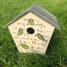 Wood Wild BIRD HOUSE Birds Cavity Outdoor Nest  Garden Shelter