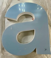 Beleuchtet LED-Buchstabe „a" Leuchtreklame - 75 x 63 x 10,5 Außenwerbung