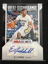 2024-25 Panini NBA Hoops #GS-EJL E.J. Liddell Great Significance Auto
