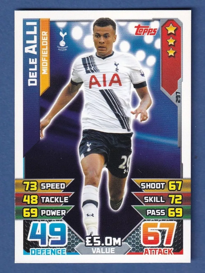 Dele Alli trading card