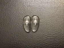 Replacement 15mm Nose Pads for PRADA Eyeglasses/Sunglasses W/ Screws Silver 