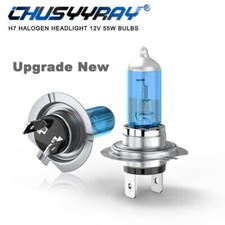 2x H7 Halogen Headlight Bulbs Combo High Or Low Beam Fog Lights Conversion Kit