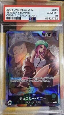 PSA 10 One Piece Jewelry Bonney Alt Art OP07-019 L 500Years PSA 10 One Piece Jewelry Bonney Alt Art OP07-019 L 500Years