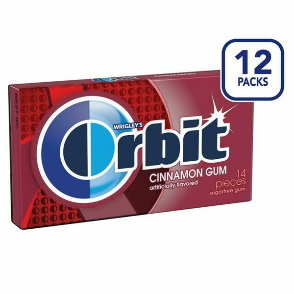 Orbit Cinnamon Gum 12 Packs 168 Pieces Total RARE out & Discontinued