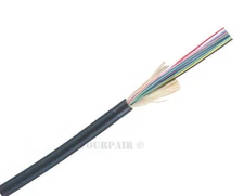 Indoor/Outdoor 12-Strand Singlemode Fiber Optic Cable - Custom Cuts per 10ft