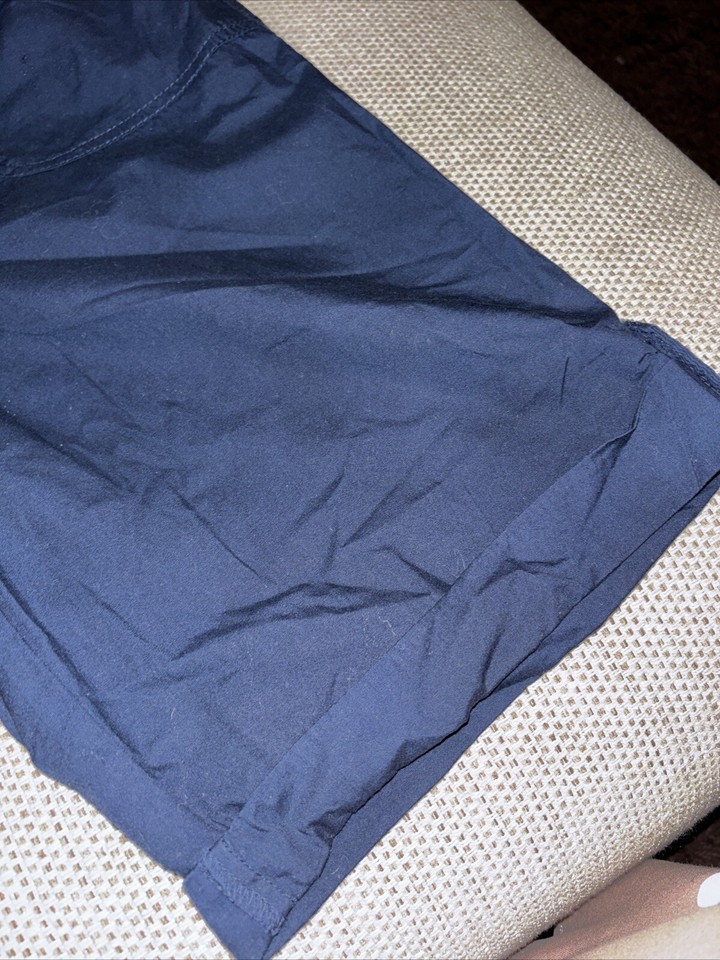 Womens Navy Shorts. Pockets. Elasticated Waist. Size 14. eBay