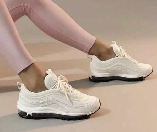 NIKE AIR MAX 97 LEA SIZE 3.5 EUR 36.5 (AQ8760 100) WHITE/ SUMMIT WHITE