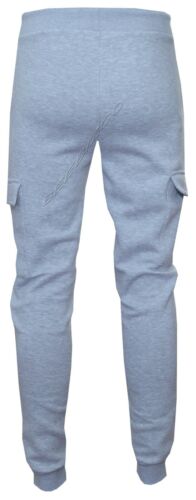 Pantalones de sudor de pista lisa ajustados para correr de calce ajustado para combate de carga S-2XL - Imagen 3 de 8