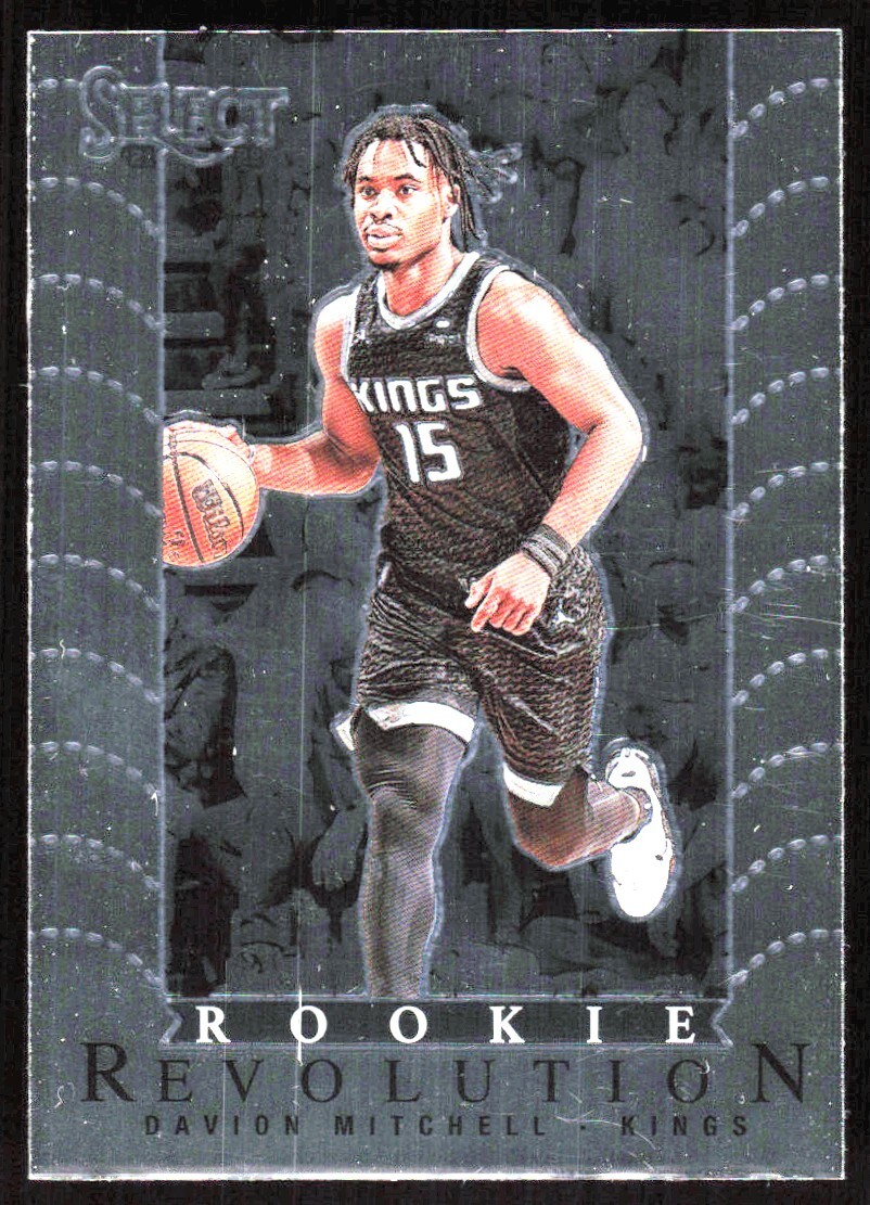 2021-22 1881A Panini Select Rookie Revolution Davion Mitchell Rookie Sacramento