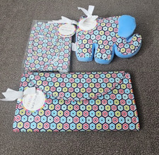Baby gift set by iotababy Changing pad, bib burp,soft Elephant toy