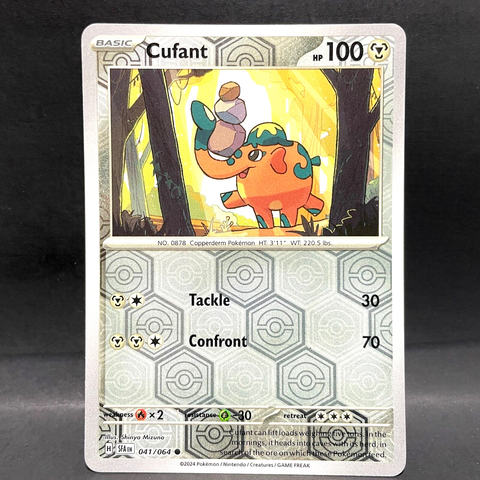 2024 POKEMON SHROUDED FABLE CUFANT 041/064 REVERSE HOLO (COMMON)