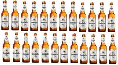 24 Flaschen Krombacher Pils a 330ml Glas . inc MEHRWEG Pfand 4,8%