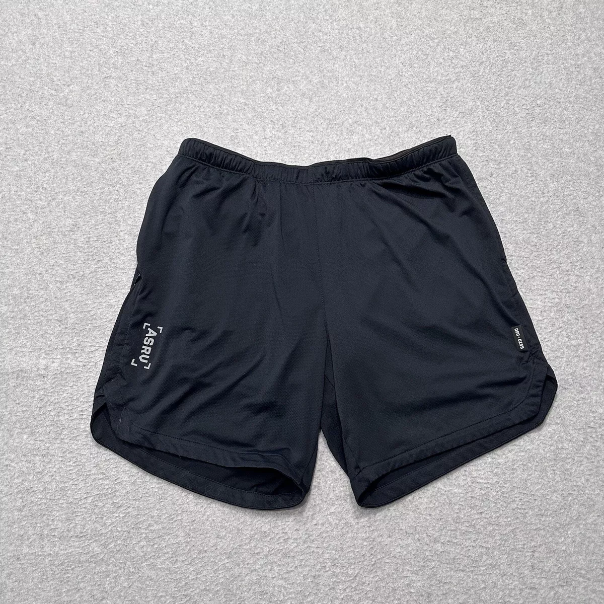 ASRV Mens Navy Blue Lined Performance Running Shorts 6.5 Size XL