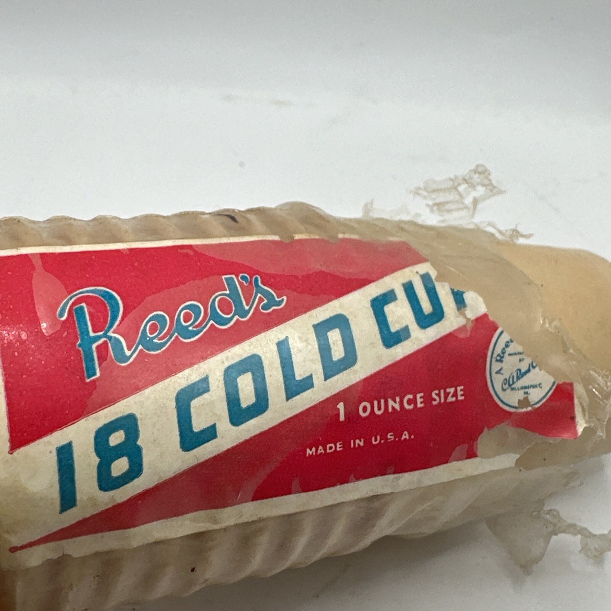 Vtg Dollhouse Reed Cold Cup 1 Oz Coated Paper Drink NOS Lot 11 | eBay