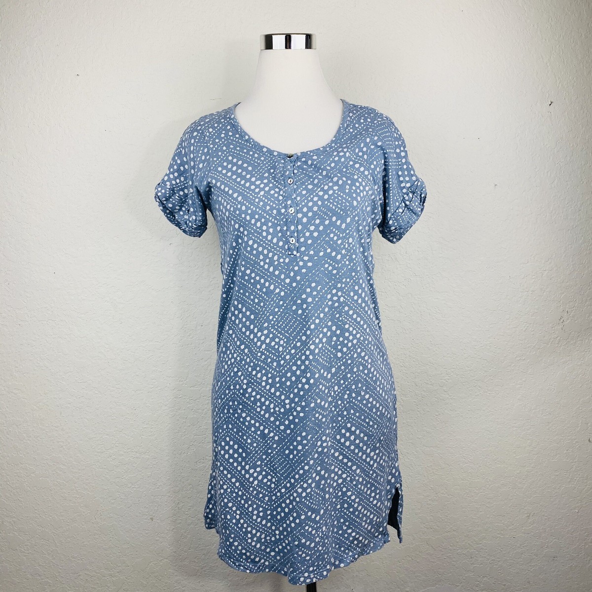 short sleeve lucky brand dresses LACE TRIMMED SHORT SLEEVE MIDI DRESS