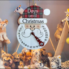 Wooden Christmas Decoration Countdown Hanging Wooden Ornaments Door Wall Home...