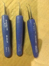 ONE FREE SHIP Excelta 5B-SA-ET Tweezers 3-Star Bent Ultra Fine Point Anti-Magnet