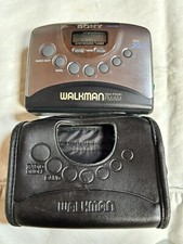 Sony Walkman WM-FX251 FM/AM Cassette Player Powers on w/radio.