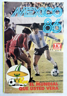 ※超美品【映画パンフ＋フライヤー_貴重★】マラドーナ MARADONA FIFA WORLD CUP Mexico 1986 - MARADONA - TV Guia 1187