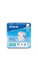 Lot Of 4 (48 Total)Attends Bariatric Underwear, Incontinence Underwear Heavy XXL