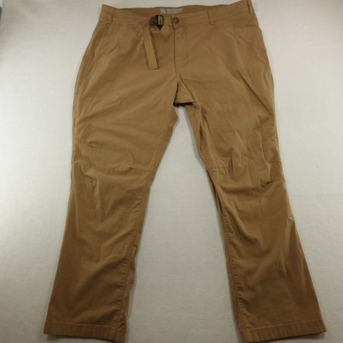 Alaskan Hardgear Fishing Pants Mens 42x30 Act 42x29 Brown Camping Outdoors Flaws - Picture 2 of 16