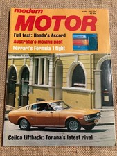 Vintage Car Magazine MODERN MOTOR - APRIL 1977 ADVERTISING FORD HOLDEN 