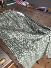 2 pairs! William Morris Leaf Design heavy black out Lined Curtains Beautiful 