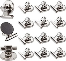 Magnetic Clips, 12 Pack Heavy Duty Refrigerator Magnet Clips, Fridge Magnets Str