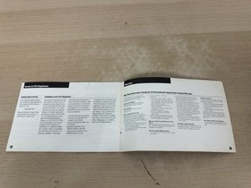 Authentic USA NEC TurboGrafx 16 System Game Console Instruction Manual