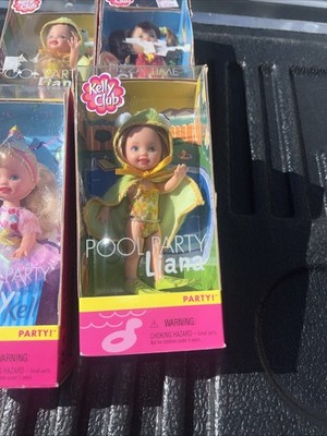 Kelly Club Party dolls Liana x2 , Chelsie, Kelly Mattel c2001 MISB