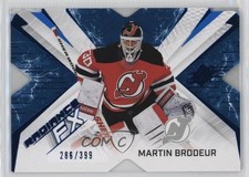 2022-23 SPx Radiance F/X Blue 286/399 Martin Brodeur #RFX-14 HOF 4z8