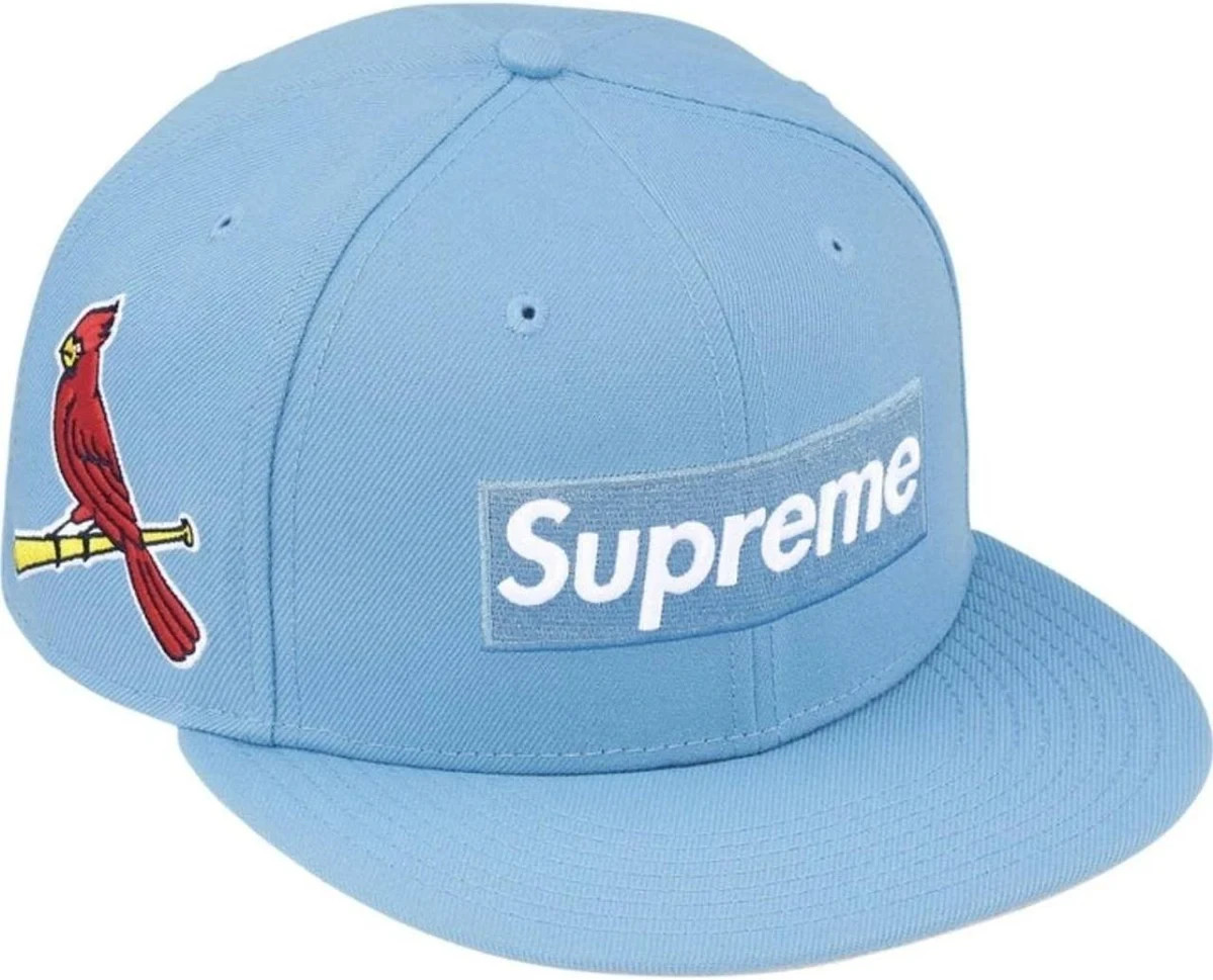 Supreme New Era - MLB St Louis Cardinals Hat Blue FW25 - Size 7 1