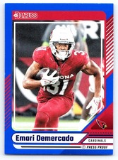 2024 Donruss #57 Emari Demercado Press Proof Blue