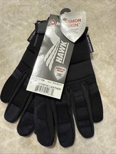 MAJESTIC HAWK WORK GLOVES WITH ARMOR SKIN,  2137BK, SIZE: MEDIUM