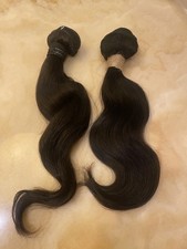 BRAZILIAN NATURAL UPROCESSED 100 HUMAN HAIR EXTENSION 2BUNDLE"12 AND "14, INCH