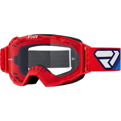 FXR Crossbrille Maverik Prime Red - Clear Lens