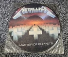 Metallica Master Of Puppets 1986 12" Vinyl Picture Disc, Limited Edition.