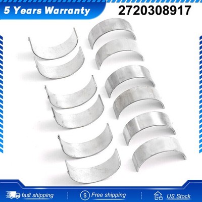 12 Connecting Rods Bearing Set For Mercedes-Benz M272E25 M272E30 M272E35 V6 DOHC