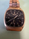 Vintage Gold Tone Seiko Watch, Orig Band