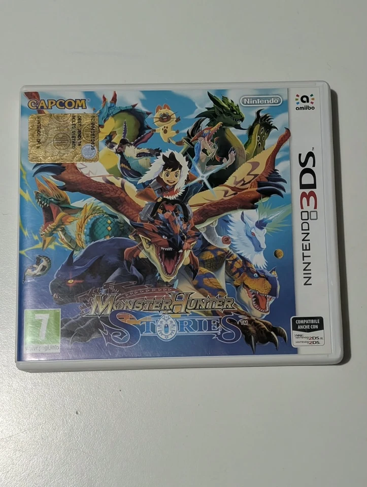 MONSTER HUNTER STORIES-NINTENDO 3DS-PAL-ITALIANO-COMPLETO-OTTIMO-RARITA', foto 1 di 3