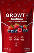 Lumin Hair Growth Gummies – Biotin, Vitamins & Plant Extracts, Supports Health